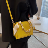 Women Chain Shoulder Crossbody Flap Bag Purse