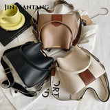 Women Messenger Bucket Bag Retro Handbag