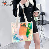 Clear Waterproof PVC Totes - Travel Shoulder Bags