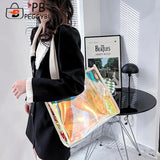 Clear Waterproof PVC Totes - Travel Shoulder Bags