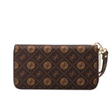 Print Leather Clutch Bag for Women Wallets Phone Card Holder