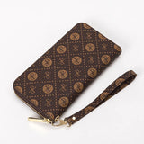 Print Leather Clutch Bag for Women Wallets Phone Card Holder