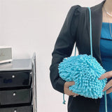 Plush Cloud Bag Women Shoulder Bag Dumpling Crossbody Messenger Bags