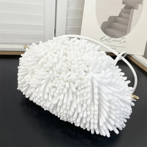Plush Cloud Bag Women Shoulder Bag Dumpling Crossbody Messenger Bags