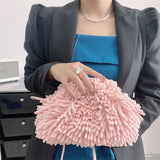 Plush Cloud Bag Women Shoulder Bag Dumpling Crossbody Messenger Bags