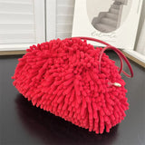 Plush Cloud Bag Women Shoulder Bag Dumpling Crossbody Messenger Bags