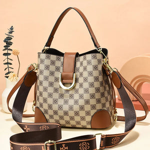 Large Capacity Bucket Bag Shoulder Messenger Bag Female