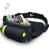Waterproof Waist Belt Bag with Bottle Holder