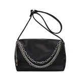 Women's Soft PU Leather Shoulder Bag Chain Crossbody Casual Handbag Purse