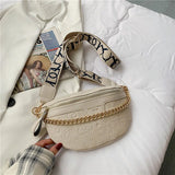 Leather Waist Bag Shoulder Crossbody Chest Bags for Women