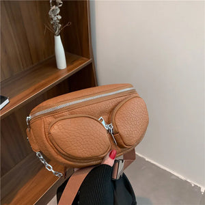 Crocodile Pattern Waist Belt Bag for Women