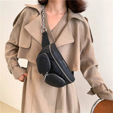 Crocodile Pattern Waist Belt Bag for Women