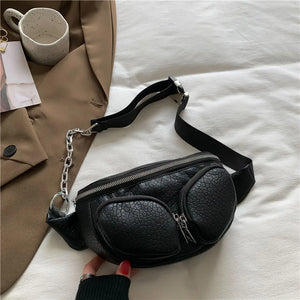 Crocodile Pattern Waist Belt Bag for Women