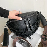 Stone Pattern Waist Bag for Women Phone Pack and Purse