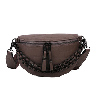 Stone Pattern Women Waist Bag Phone Pack Purse Fanny Pack Waist Pack