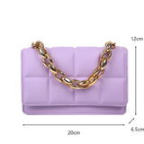Shoulder Bag Women PU Leather Crossbody Messenger Handbag Lady Armpit Satchel