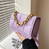 Shoulder Bag Women PU Leather Crossbody Messenger Handbag Lady Armpit Satchel