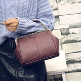 PU Leather Shoulder Messenger Bag Crossbody Bag Armpit Purse Shopping Bag