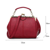 PU Leather Shoulder Messenger Bag Crossbody Bag Armpit Purse Shopping Bag