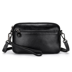 Leather Women's Clutch Bag Crossbody Shoulder Party Purse