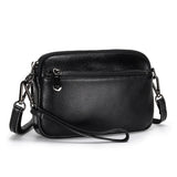 Leather Women's Clutch Bag Crossbody Shoulder Party Purse
