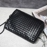 Cowhide Leather Top Handle Bag Men High Capacity Outdoor Handbag