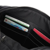 Cowhide Leather Top Handle Bag Men High Capacity Outdoor Handbag