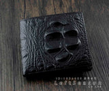 Crocodile Texture Leather Men's Short Wallet