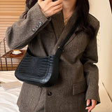 Leather Shoulder Bag Women Retro Hobo Lady Messenger Bag