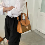 Women's Leather Crossbody Shoulder Bag Satchel Handbag