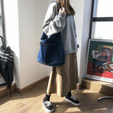 Denim Shoulder Messenger Bag Crossbody Handbags For Women Tote Purse
