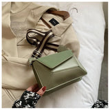 Hot Shoulder Bag Irregular Small Square Bag Wide Strap Crossbody Bags