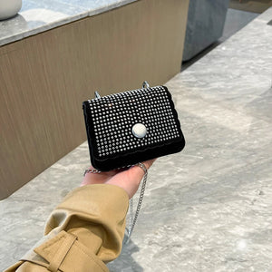 Women's Mini Purse Shoulder Bag Small Crossbody Chain Diamonds Evening Bags