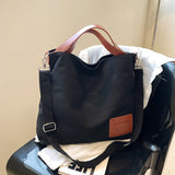 Canvas Shoulder Crossbody Bags Large Tote Purses for Women