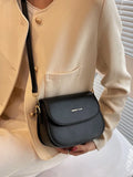 Women's Pu Leather Shoulder Bag Flap Crossbody Solid