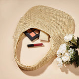 Handwoven Straw Beach Shoulder Bag Large Capacity Totes
