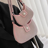 Diamond-Studded Lady Shoulder Bag Crossbody Tote