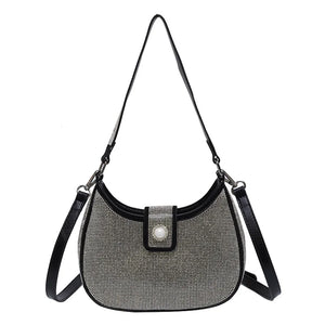 Diamond-Studded Lady Shoulder Bag Crossbody Tote
