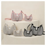Diamond-Studded Lady Shoulder Bag Crossbody Tote