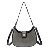 Diamond-Studded Lady Shoulder Bag Crossbody Tote