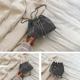 Rhinestone Evening Crossbody Shoulder Bag Clutch Purse