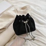 Rhinestone Evening Crossbody Shoulder Bag Clutch Purse