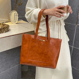Shoulder Bags Women Trending Versatile All-match Tender Ladies OL Tote PU Leathe