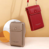 Women's Mini Crossbody Bag Soft PU Leather Phone Bag
