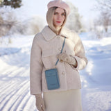 Women's Mini Crossbody Bag Soft PU Leather Phone Bag