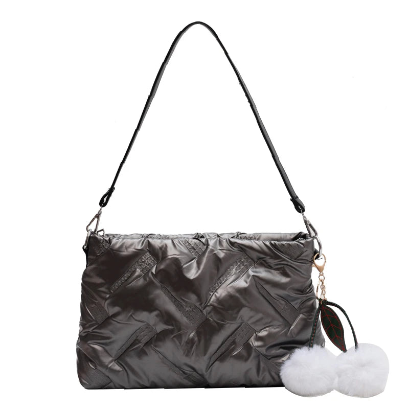 Winter Crossbody Bag for Women Casual Shopping Handbag