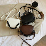 Women Leather Handbags Chain Crossbody Bags Shoulder Bags Women Bag