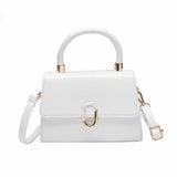 Women's Crocodile Pattern Shoulder Bag - All-match Portable Small Square Bag