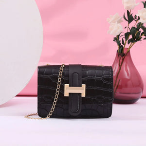 Crocodile Pattern PU Leather Women's Shoulder Messenger Bag