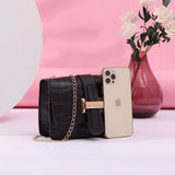 Crocodile Pattern PU Leather Women's Shoulder Messenger Bag